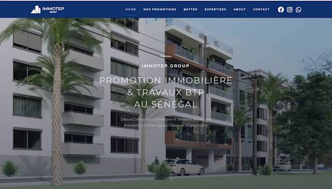 create a modern responsive website for your need