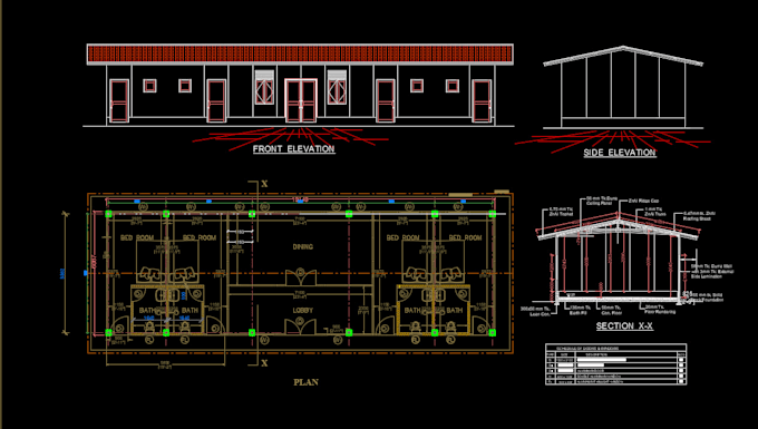 create professional 2d autocad drawings and estimations