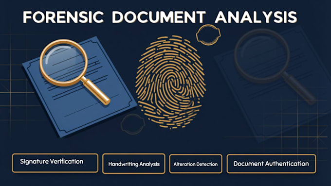 provide professional forensic document analysis and examination