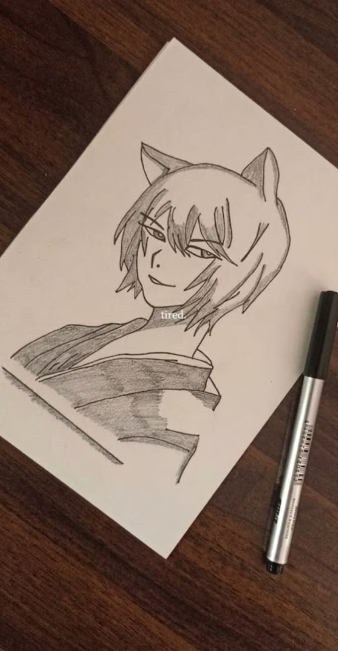 sketch stunning custom anime