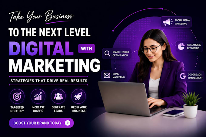 create a  marketing strategy plan and teach digital marketing
