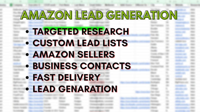 amazon lead generation with verified seller email list