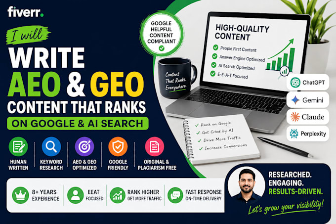 write SEO, aeo, and GEO optimized google helpful content that ranks quickly