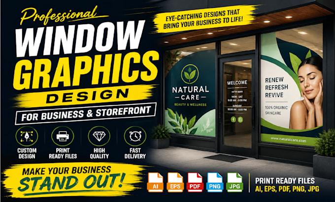 professional window graphics design