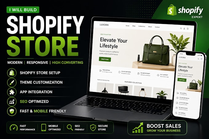 build a premium shopify store with custom animation