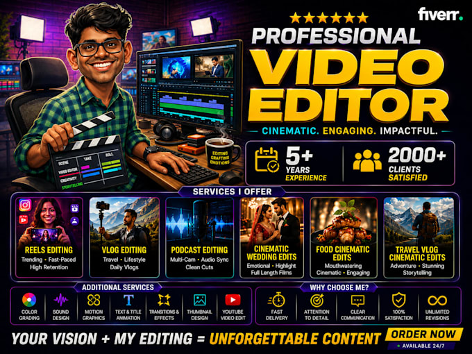 create cinematic video editing
