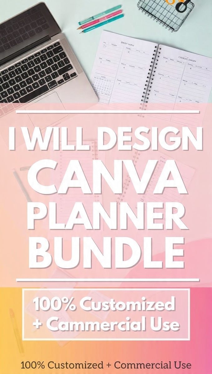 design editable canva planner