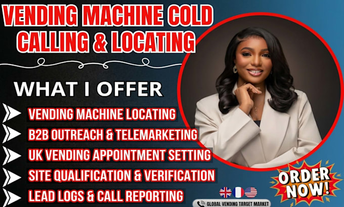 vending machine cold calling vending machine placement machine locator