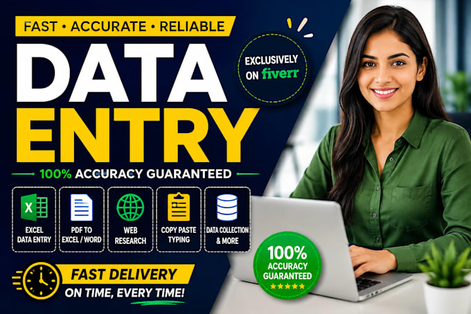 do data entry fast