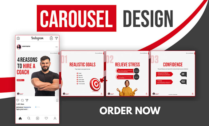 design eye catching carousel ads carousel post design and social media post