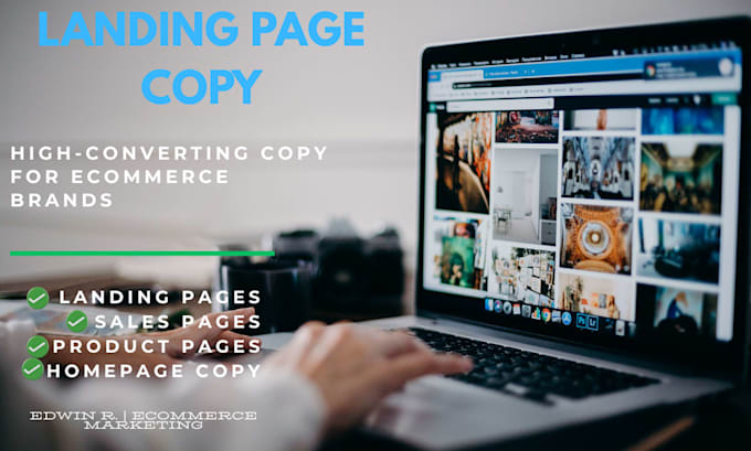 write high converting landing page copy for ecommerce