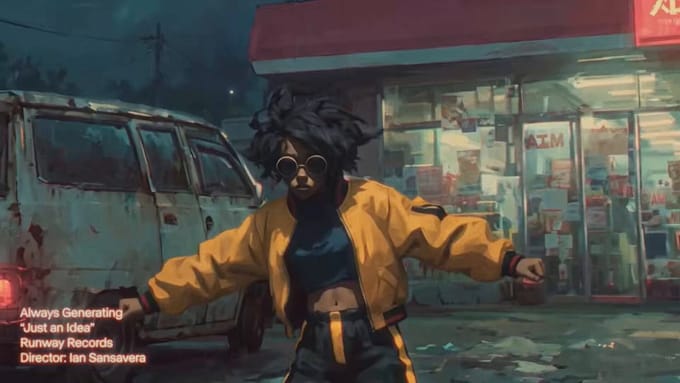 create ai anime rap music video with consistent characters
