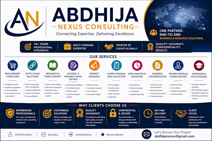 provide procurement and vendor management consulting