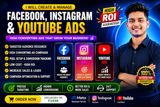 be facebook ads youtube ads twitter marketing SEO