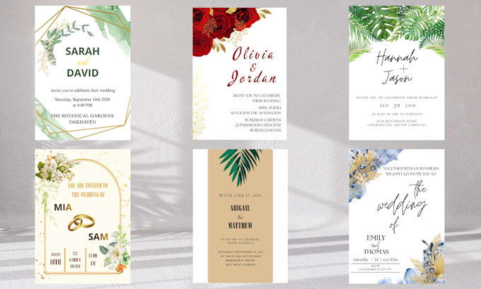 design custom wedding invitations