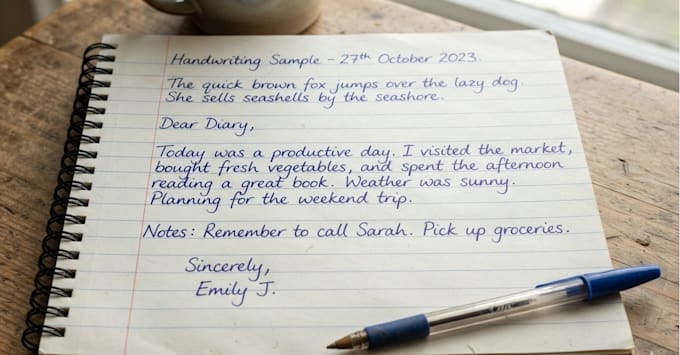 handwrite custom letters cards and documents professionally