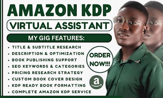 be amazon kindle direct publishing and formatting virtual assistant for kdp book