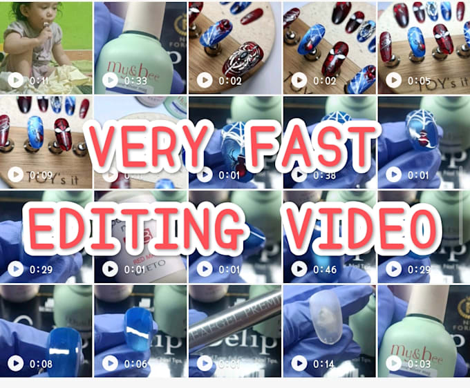 simple video editing is completed in one day
