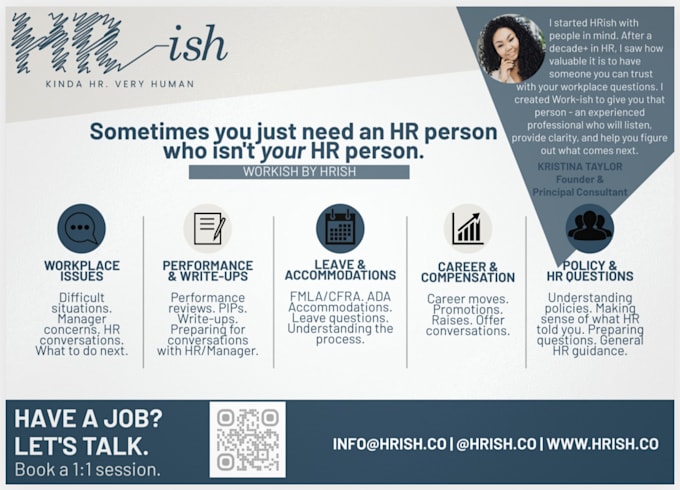 help you navigate a difficult workplace or HR situation