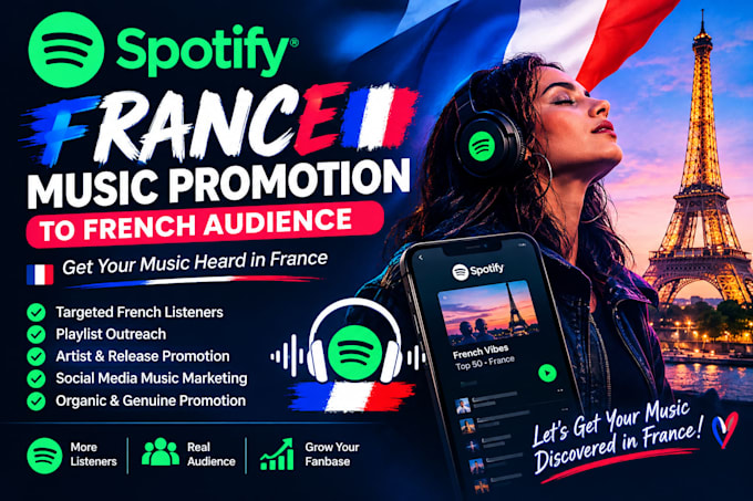 do france spotify music promotion to french audience