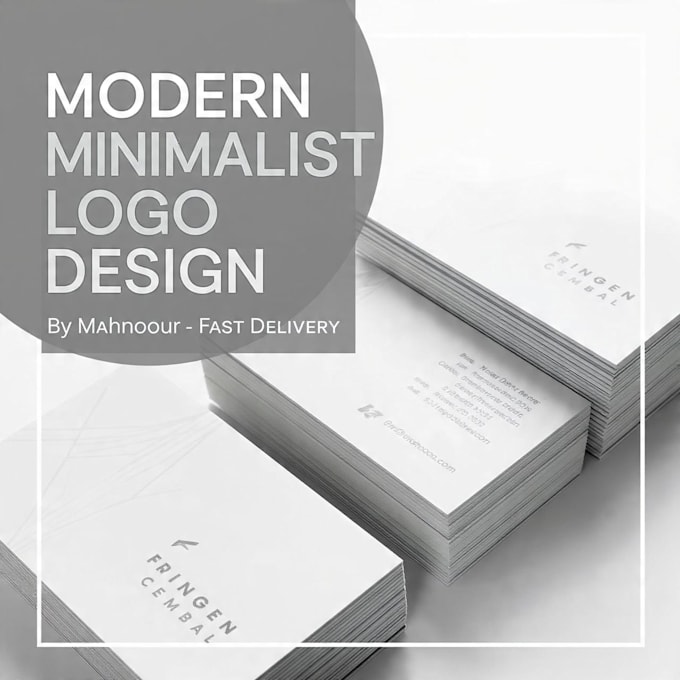 design a modren minimalist logo