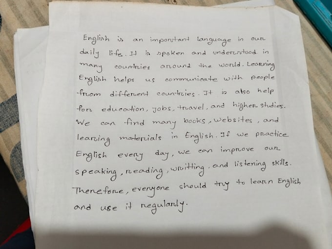 do handwriting and translation services