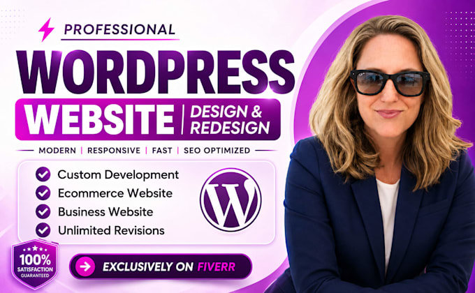 build wordpress website development, business website, wordpress website design