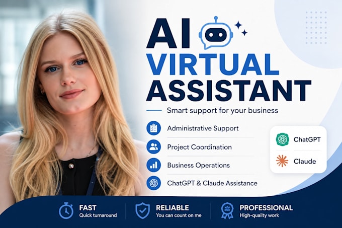 be your virtual assistant for admin, email and business support