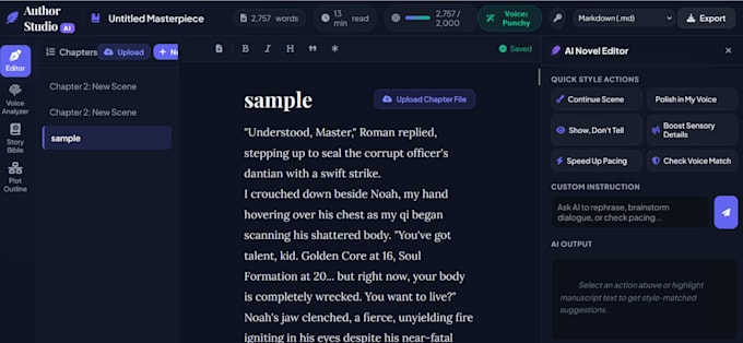 build custom ai writing tool