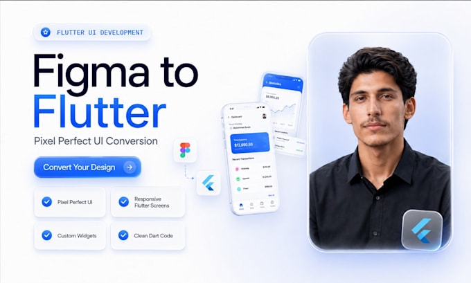 convert figma to flutter with pixel perfect responsive UI