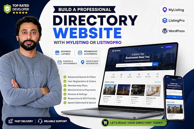 build a wordpress directory website using mylisting or listingpro