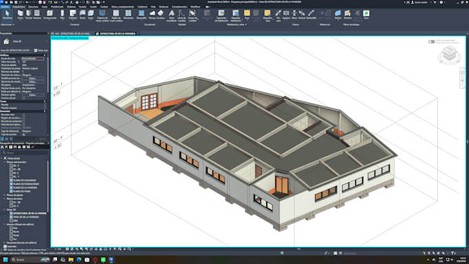 3d architectural and structural bim modeling in revit