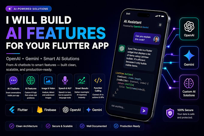 build ai features for your flutter app