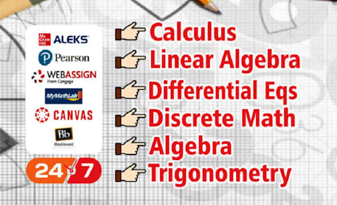 teach math, discrete math, calculus and algebra