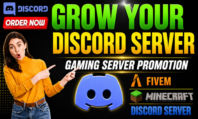 discord promotion, discord advertising, gaming server promotion, minecraft,fivem
