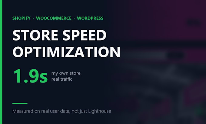 speed up your shopify, woocommerce or wordpress store