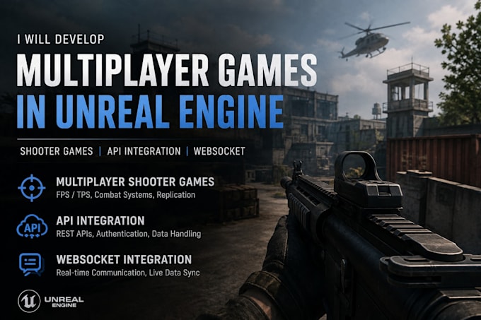 create a multiplayer fps game in unreal engine 5