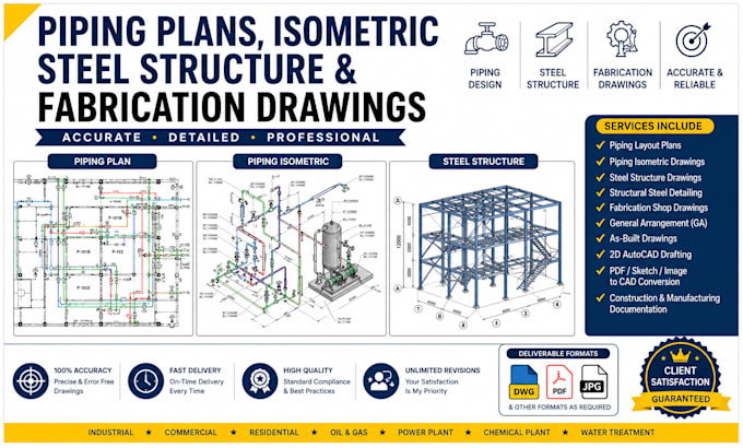 design professional gas piping layout and isometric diagrams