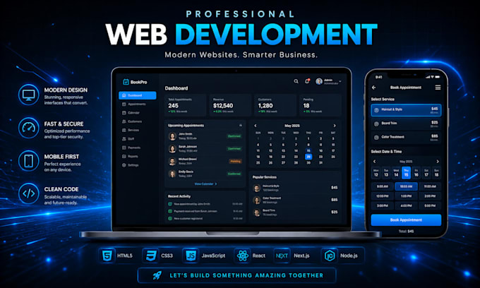 build a custom booking and scheduling web app