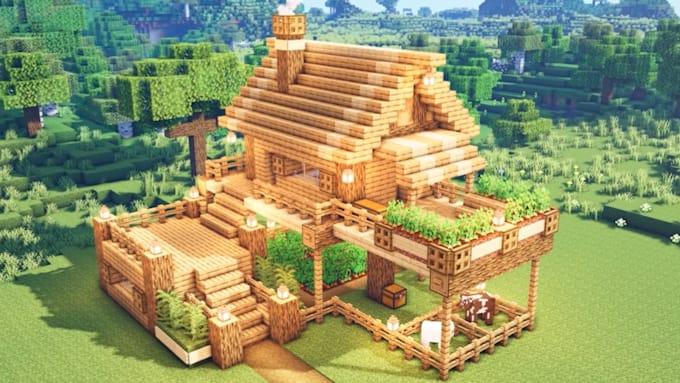 build custom minecraft houses and homes for you