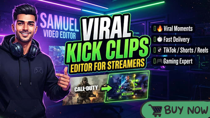 do organic kick promotion edit clips for kick affiliate growth