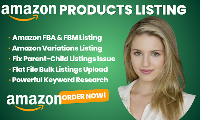 do amazon product listing, amazon variation listing create or fix amazon listing