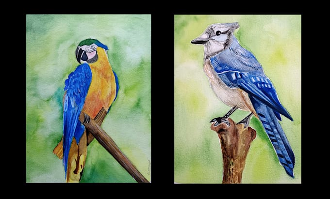 do birds sketch with unique realistic sketching style