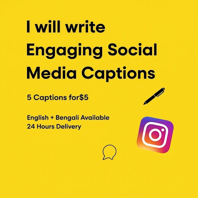 write engaging social media captions for your brand