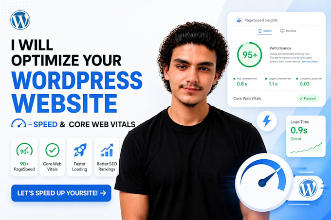 optimize your wordpress website speed and core web vitals
