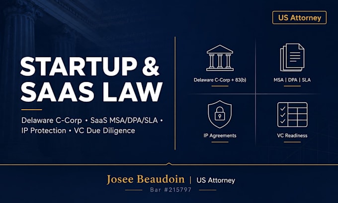 draft a custom saas msa, dpa, and sla for enterprise sales