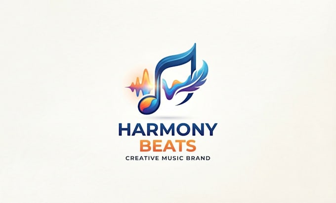 design a creative musical note logo for your music brand