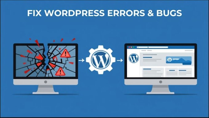 fix any wordpress error, bug, issue or broken website fast