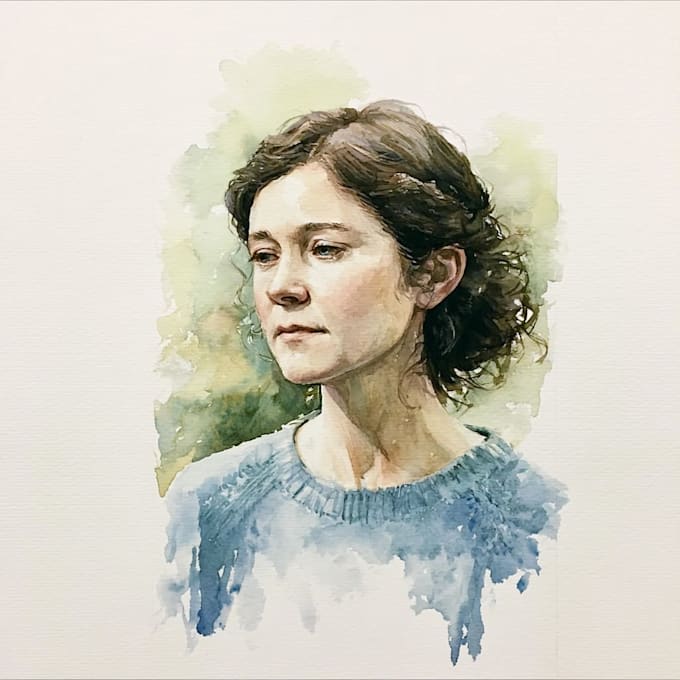 a watercolor illustration art