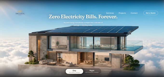 build a stunning animated website with cinematic motion design